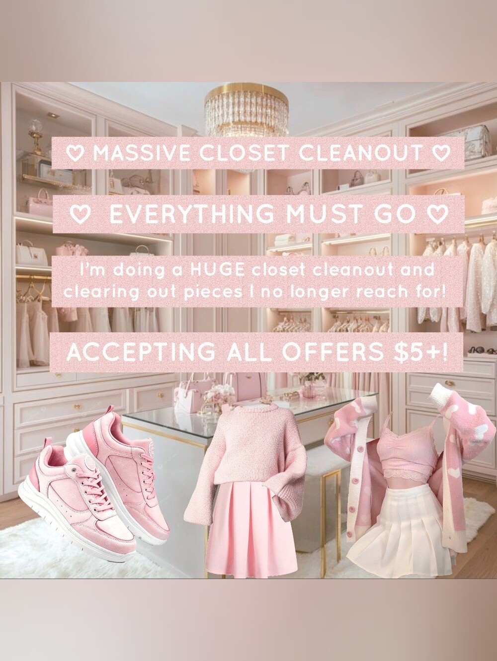 $5+ OFFERS ACCEPTED 🎀 MASSIVE CLOSET CLEANOUT